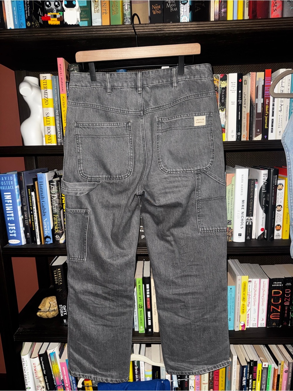 Loeffler Randall Gray Utility Jeans